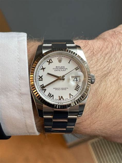 rolex datejust 36 weiss|2021 rolex datejust 36.